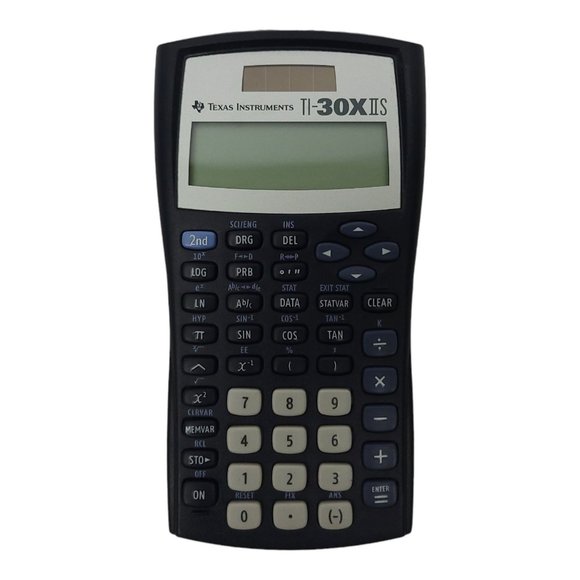Texas Instruments TI 30X IIS 2 Line Scientific Calculator Solar Tested Works - Picture 4 of 12